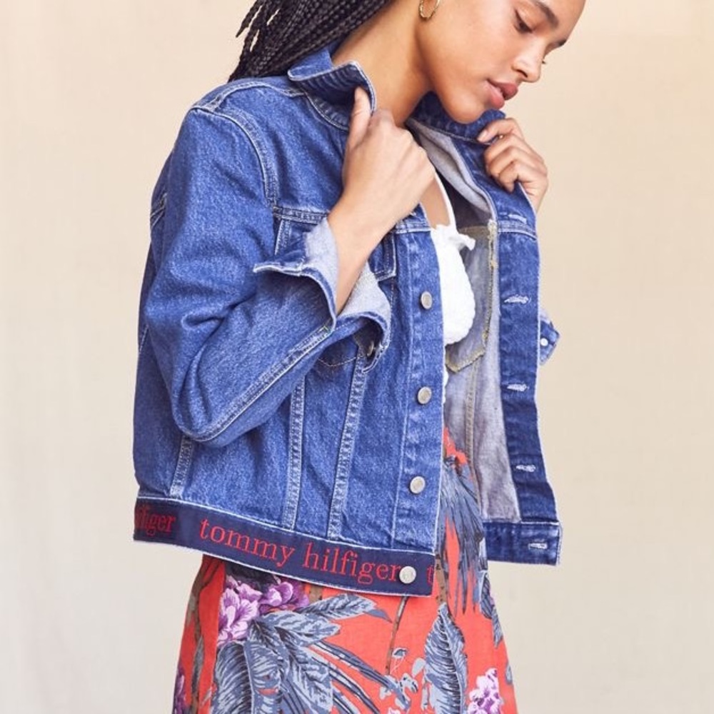 Deadstock 90s Vintage Tommy Hilfiger Jean Denim Jacket